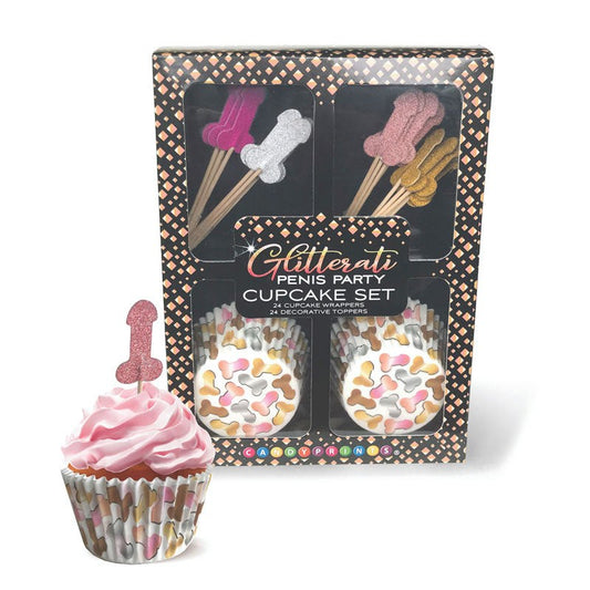 Glitterati - Penis Party Cupcake Set - - Sex Games, Coupons and Tricks