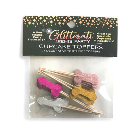 Glitterati Penis Party Picks by Little Genie - Bachelorette and Bucks