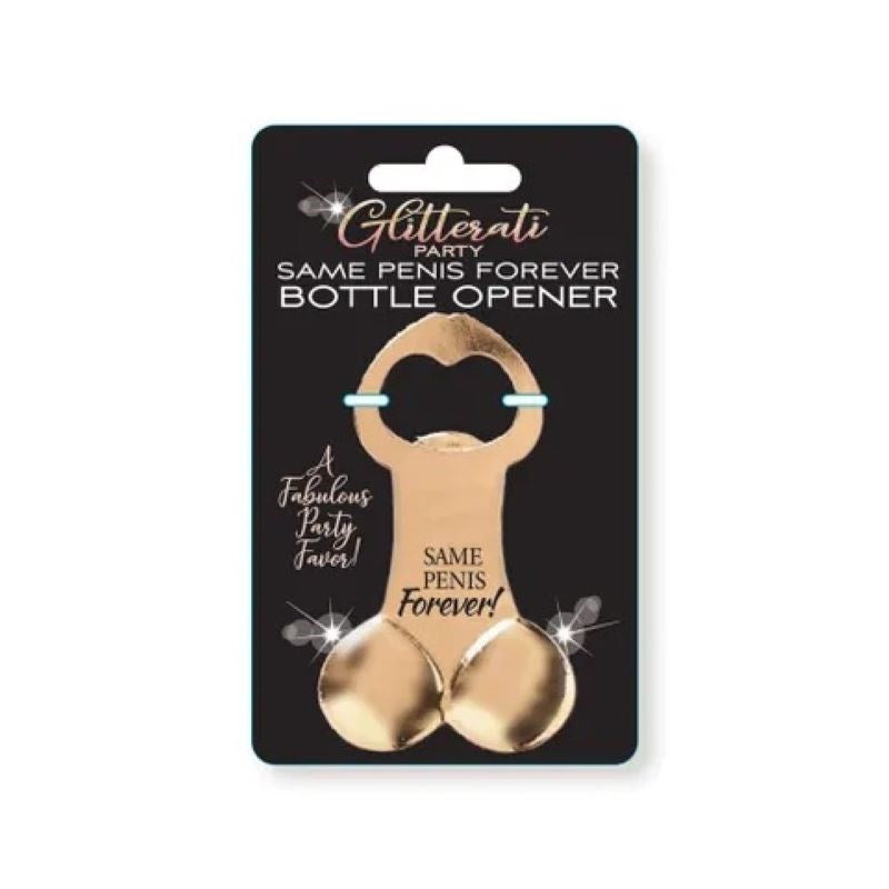 Glitterati - Same Penis Forever Bottle Opener - - Bachelorette and Bucks