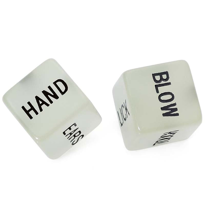 Glow In The Dark Foreplay Dice - - Party Gifts and Novelties