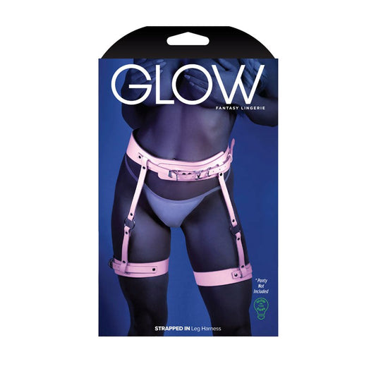 GLOW STRAPPED IN Leg Harness O/S - - Her Fetish