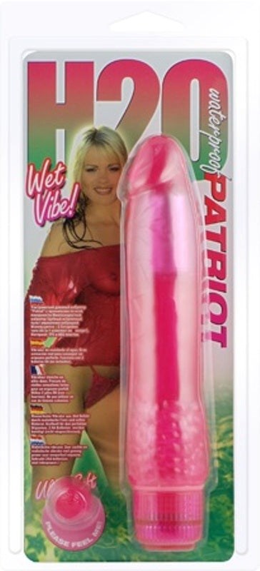 H20 Patriot Waterproof Vibe Pink - - G-Spot Vibrators