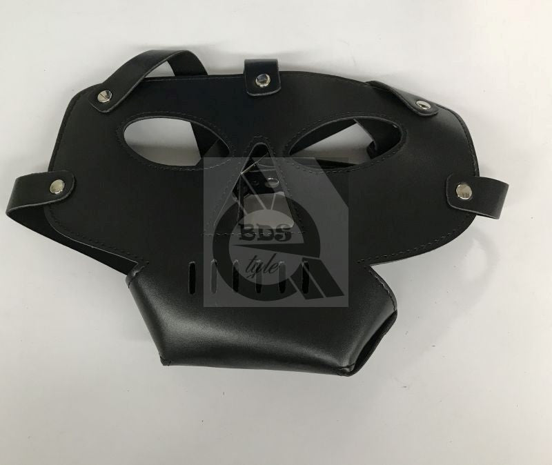 Hannibal Prison Hood PVC with Punisher Muzzle - - Bondage Hoods