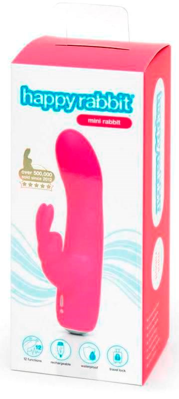 Happy Rabbit Rechargeable Mini Rabbit Vibrator - - Rabbit Vibrators