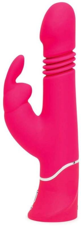 Happy Rabbit Rechargeable Realistic Thrusting Vibrator Pink - - Rabbit Vibrators