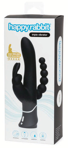 Happy Rabbit Triple Curve Rabbit Vibrator by Lovehoney - Rabbit Vibrators