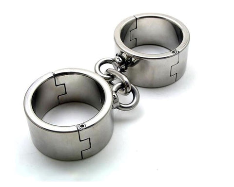Hardcore Metal Bondage Cuffs 53 mm by BDStyle - Cuffs and Restraints