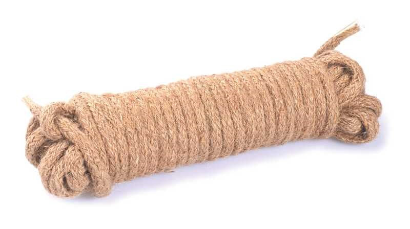 Hessian Bondage Rope - - Collars And Cuffs