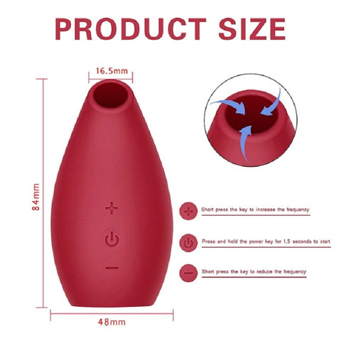 Hi Ladyia Rechargeable Clitoral Sucker by Winyi - Clit Ticklers and Pulsators