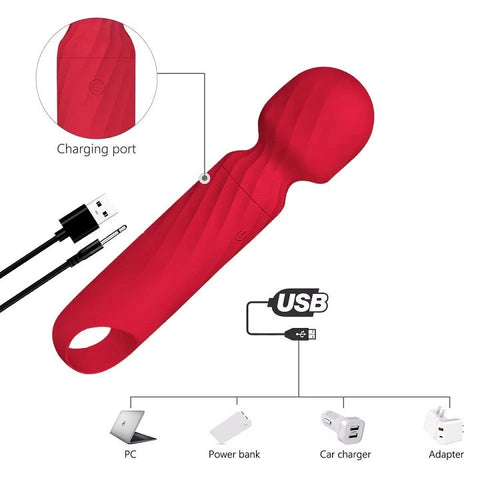 Hi Ladyia Vibrating Wand Massager by Winyi - Personal Massagers