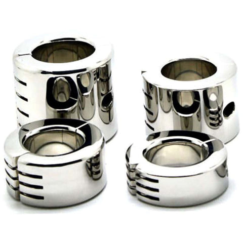 Hinged Ball Stretching Weight 65mm High by Hell's Couture - Ball and Cock Toys