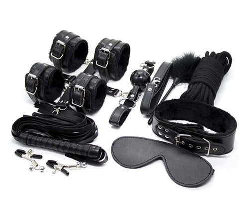 Hogtie Fur Lined Body Restraints Set by BDStyle - Bondage Kits