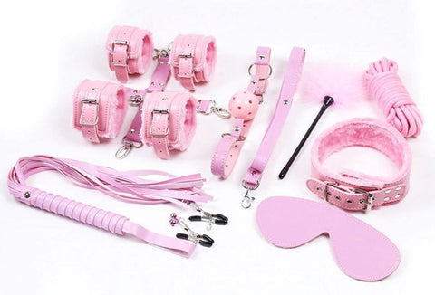 Hogtie Fur Lined Body Restraints Set by BDStyle - Bondage Kits