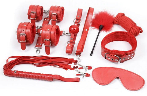 Hogtie Fur Lined Body Restraints Set by BDStyle - Bondage Kits