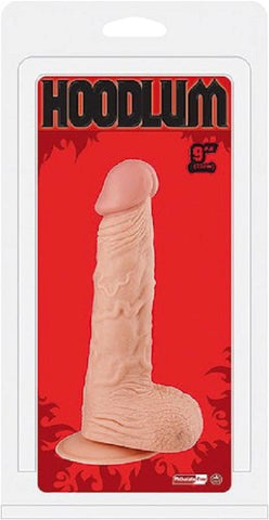 Hoodlum 9 Straight Suction Cup Dong Flesh - Realistic Dildos