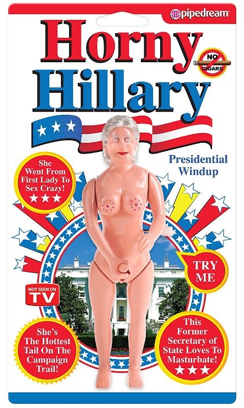 Horny Hillary Presidential Wind Up - - Sex Games, Coupons and Tricks