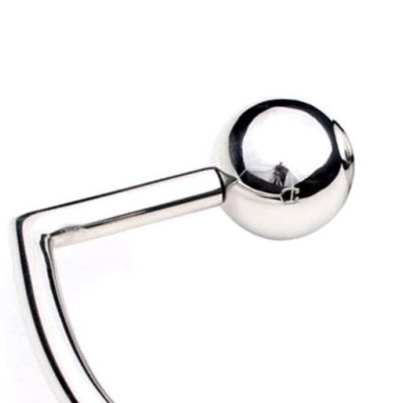 Horse Shoe Cock Ring with Anal Intruder - - Spreaders and Hangers