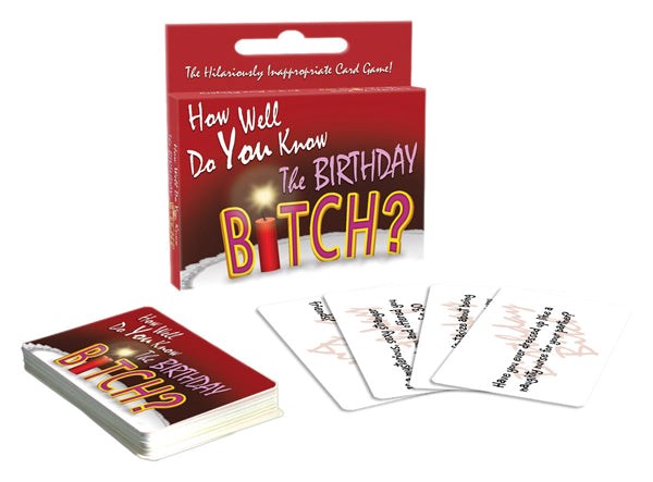 How Well Do You Know Birthday Bitch Game - - Sex Games, Coupons and Tricks