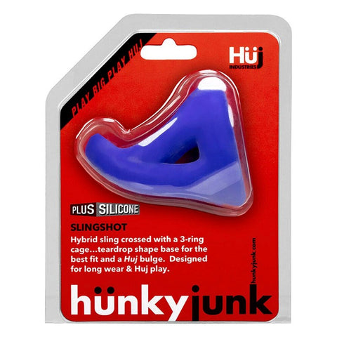 SLINGSHOT 3-ring Teardrop Sling by Hunkyjunk Tar - Ball and Cock Toys