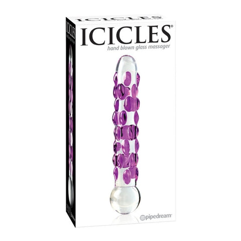 Icicles No 7 Glass Sex Toy by Pipedream Products - Glass Sex Toys