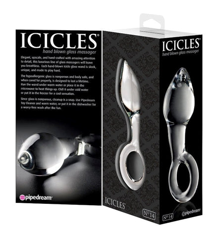 Icicles No 14 Anal Plug Glass Luxury by Pipedream Products - Glass Sex Toys