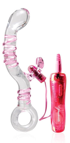 Icicles No 16 Glass Rabbit Vibrator by Pipedream - Rabbit Vibrators