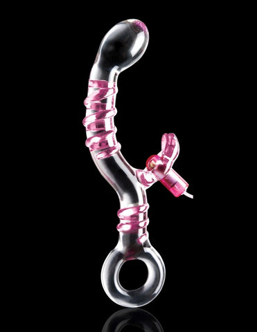 Icicles No 16 Glass Rabbit Vibrator by Pipedream - Rabbit Vibrators