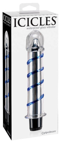 Icicles #20 8'' Glass Vibrator by Pipedream Products - Glass Sex Toys
