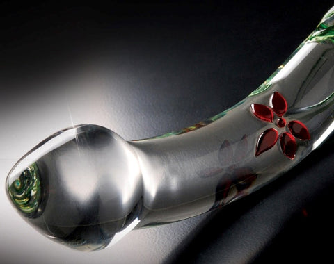 Icicles No 21 Hand Blown Curve Glass Dildo by Pipedream - Glass Sex Toys