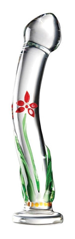 Icicles No 21 Hand Blown Curve Glass Dildo by Pipedream - Glass Sex Toys