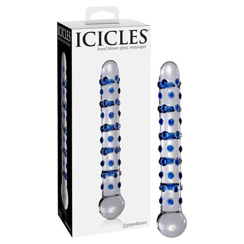 Icicles No 50 Elegant Glass Dong by Pipedream - Glass Sex Toys