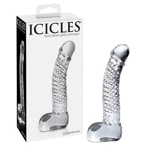 Icicles No 61 Realistic Glass Dildo by Pipedream Products - Glass Sex Toys