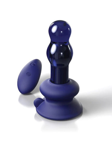 Icicles No. 83 Remote Control Glass Anal Vibrator - Glass Sex Toys