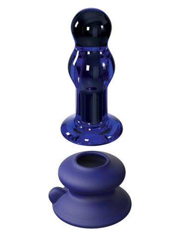 Icicles No. 83 Remote Control Glass Anal Vibrator - Glass Sex Toys