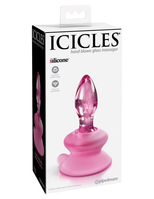 Icicles Suction Base No 90 - - Glass Sex Toys