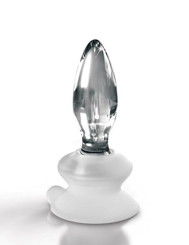 Icicles Suction Base No 91 Butt Plug Glass - Glass Sex Toys