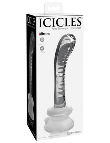 Icicles No 88 Suction Cup Glass Dildo by Pipedream - Glass Sex Toys