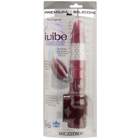 IVibe Rabbit Vibrator Strawberry by Doc Johnson - Rabbit Vibrators