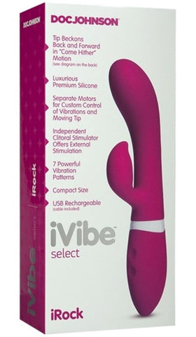 Ivibe Select Irock Rabbit Vibrator by Doc Johnson - Rabbit Vibrators
