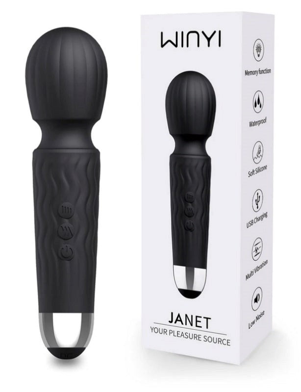 Janet Vibrating Pleasure Mini Wand - - Body Wands