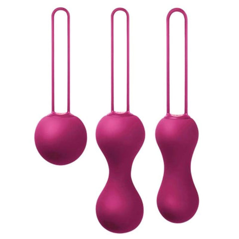 Ami Set Fuchsia Kegel Exerciser Waterproof by Je Joue - Love Eggs and Kegel Exercisers