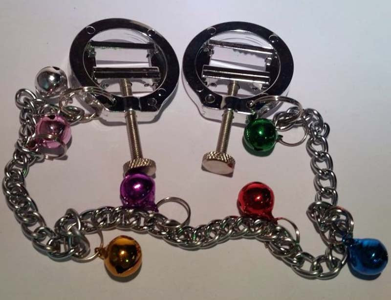 Jingling Bell Nipple Clamps - - Nipple and Clit Clamps