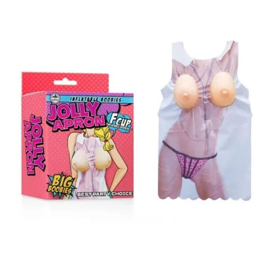 Jolly Apron - Big Boobies - - Bachelorette and Bucks