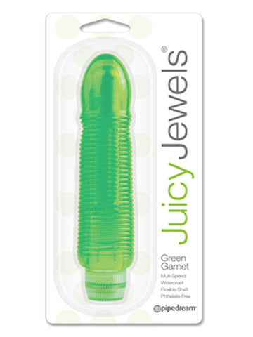 Juicy Jewels Green Garnet Bullet Vibrator by Pipedream - Waterproof Vibrators