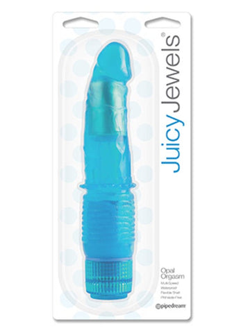 Juicy Jewels Opal Orgasm Vibrating Dong by Pipedream - Waterproof Vibrators