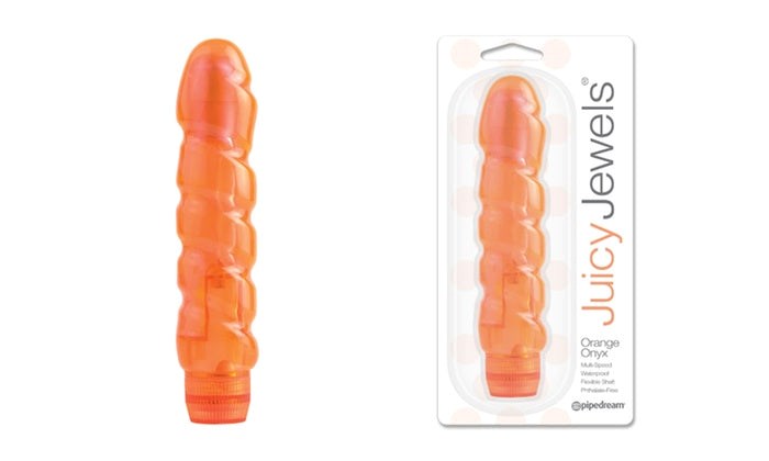 Juicy Jewels Orange Onyx - - Waterproof Vibrators