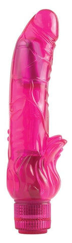 Juicy Jewels Vivid Rose Dong Massager - Waterproof Vibrators