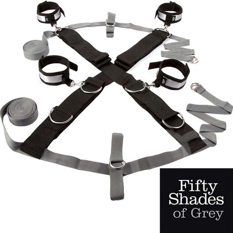 Keep Still Over the Bed Cross Restraint by Lovehoney - Cuffs and Restraints