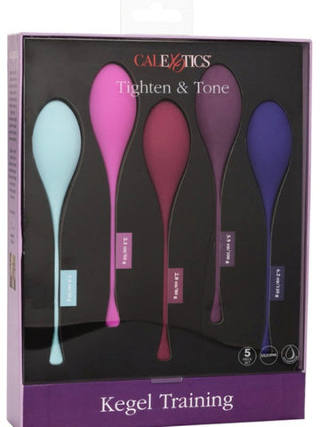 Kegel Training 5-Piece Set by California Exotics - Love Eggs and Kegel Exercisers