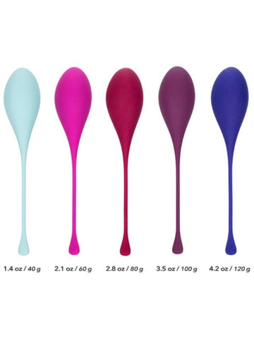 Kegel Training 5-Piece Set by California Exotics - Love Eggs and Kegel Exercisers